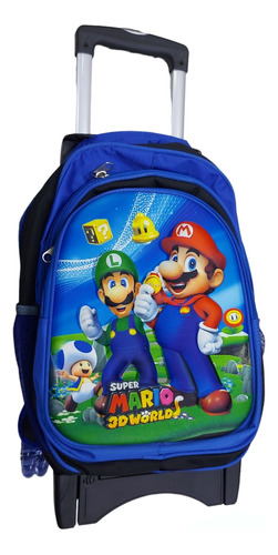 Morral Maleta Escolar Mario Bross Grande