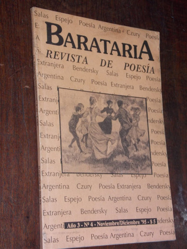 Revista De Poesia Barataria Nro 4 Noviembre 1995