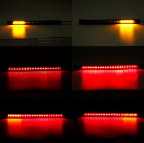 Tira De Leds Con Stop Y Direccionales Para Moto