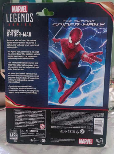 The Amazing Spiderman 2 Marvel Legends Spiderman (Usado)