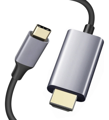 Cable Adaptador Conversor Usb Tipo C A Hdmi 4k Celu Mac 1,8m