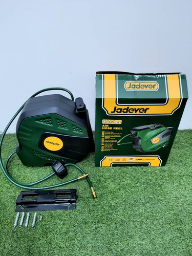 Carrete Para Manguera De Aire 1/4 14+1m5mts 250psi Jadever