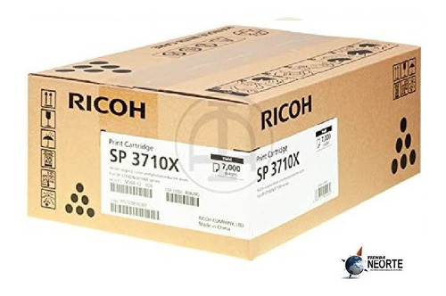 Toner Ricoh Sp3710  M 320f X Original 7.000 Copias Negro