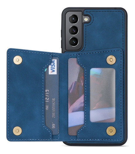 B Funda De Tarjeta Wallet For Samsung S21 Fe S21 Ultra Plus