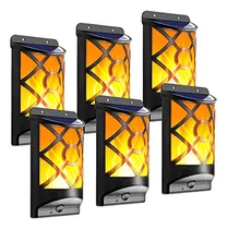 Comprar Luces Solares De Llama Al Aire Libre, Lazybuddy Flickering F