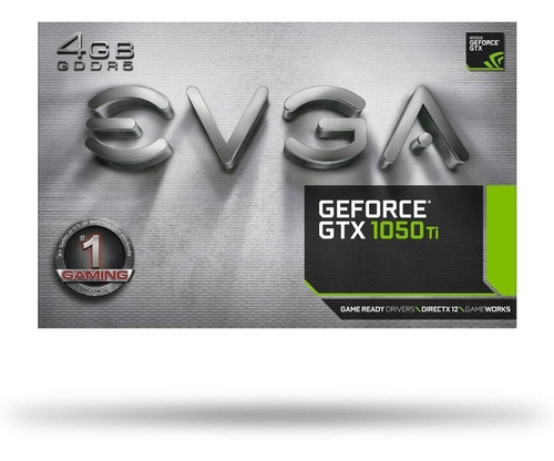 Placa De Video Evga Geforce Gtx 1050 Ti 4gb Gddr5 Oc 4k Fh4