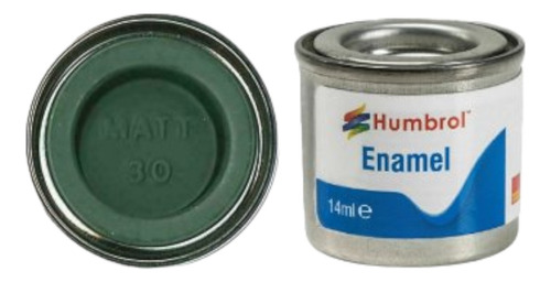 (d_t) Pinturas Humbrolt Dark Verde Mate Numero  30