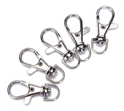 75 Piezas Ganchos Y Anillos En D Para Llavero Manualidades