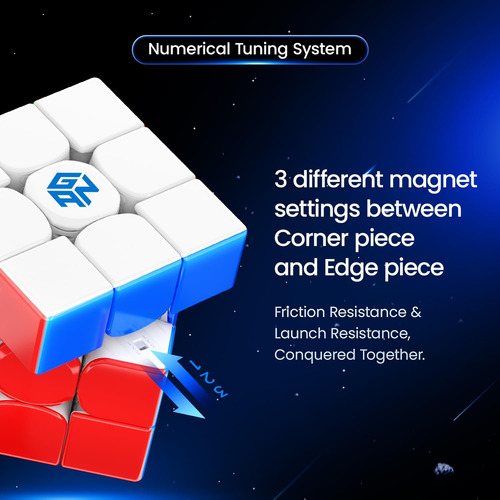 Gan 14 Maglev Uv, Cubo Rubik 3x3 Magnético Profesional