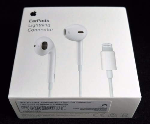 Earpods Lightning Original Audífonos iPhone 7 8 Xs 11 12 13