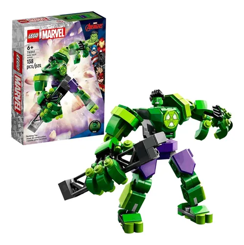 Lego Marvel Vingadores Hulk Robô Armadura De Batalha 76241