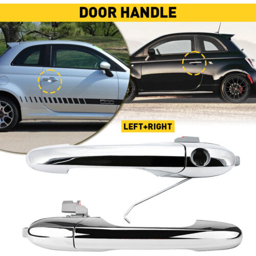 For 2012-2019 Fiat 500 Exterior Outside Door Handle Fron Oad