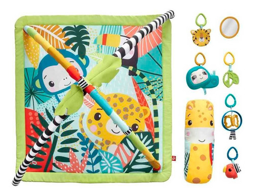 Fisher-price Gimnasio Para Bebés Animalitos 3 En 1 Hjw08