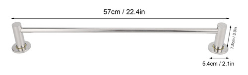 Toallero De Pared De Acero Inoxidable De 57 Cm