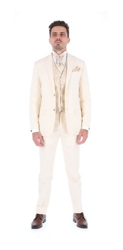 Imagen 3 de 8 de Traje 100% Lino A Precio Directo De Fabrica