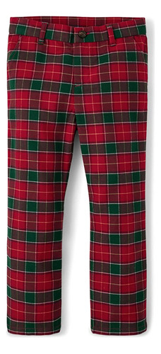 Gymboree Boys And Toddler Dress Pants, Holiday Tartan Plaid,