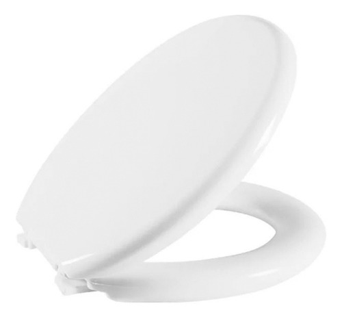 Tapa Y Asiento De Inodoro Blanca Madera Laqueada Flor