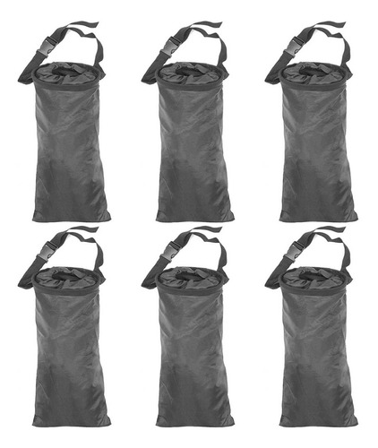 6pcs Bolsa Basura Para Colgar En El Asiento Trasero Auto