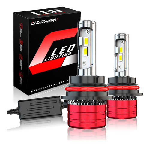 Kit De Faros Led 9007 9008 Con Luz Alta Y Baja De Doble Haz