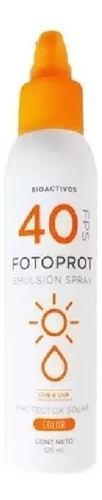 Protector Solar Fotoprot Emulsion 40+ (con Color) Icono