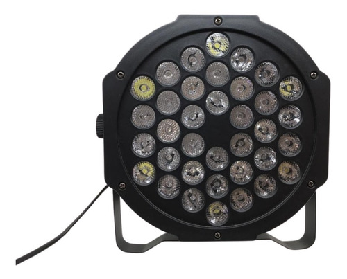 Canhão Refletor Led 36 Leds Rgb Bivolt Dmx Digital Slim Dj
