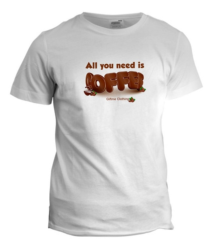 Camiseta Personalizada Café 01 - Giftme - Poliéster  Frases