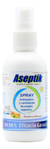 Aseptik Spray Antiseptico Heridas 100 Ml Fiori