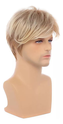 Nuevo For Pelucas, Gorro Corto, Peluca Rubia, Peluca De