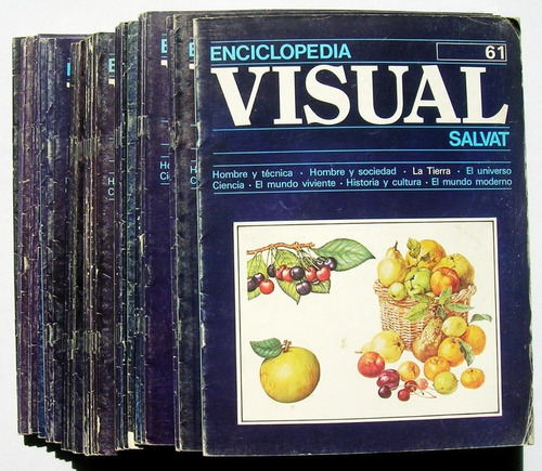 Enciclopedia Visual Salvat, Set De 54 Revistas, 1979