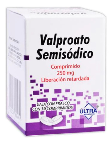 Valproato Semisódico 250 Mg Caja Con 30 Comprimidos Ultra