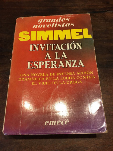 Invitación A La Esperanza  De Simmel Libros Usados