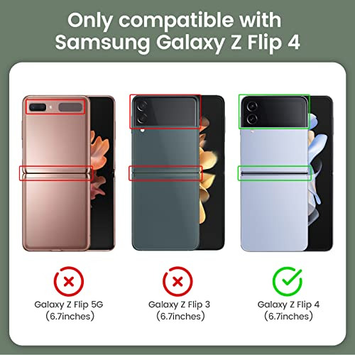 Funda Para Galaxy Z Flip 4 Negro Plastico