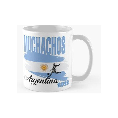 Taza Argentina Mundial 2022 Muchachos Calidad Premium