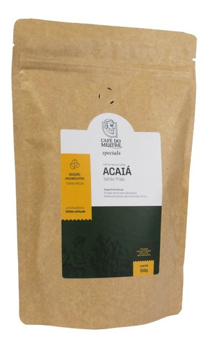 Imagem 2 de 2 de Café Do Mestre Specials Acaía Talhão Thaís 250g Moído