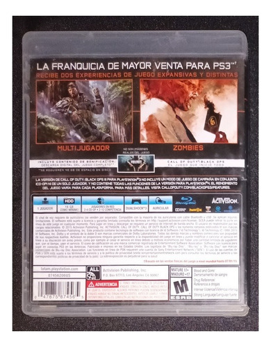 Call Of Duty Black Ops Iii Juego Ps3 FĂsico (Usado)