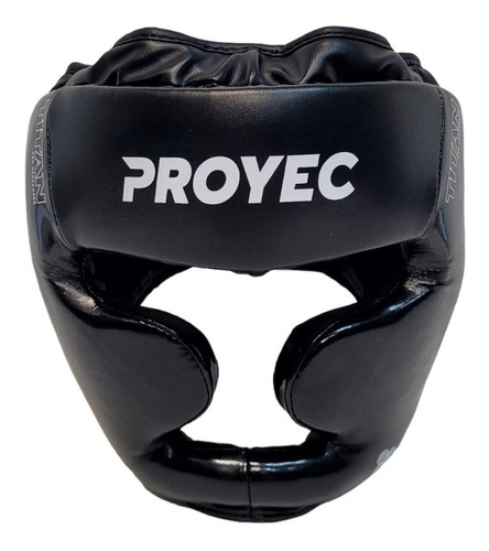 Cabezal De Boxeo Proyec Pro Titan Pómulo Y Menton Negro