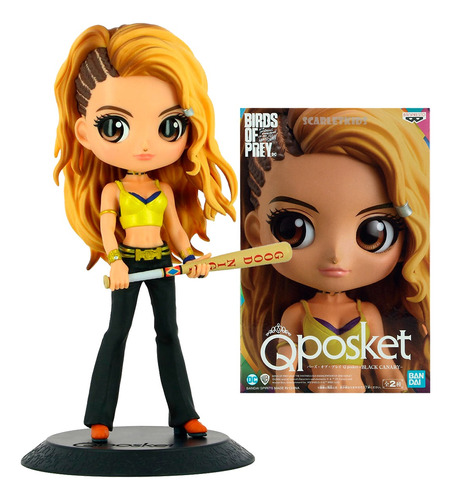 Black Canary Dc Banpresto Original Qposket Ver B Scarlet