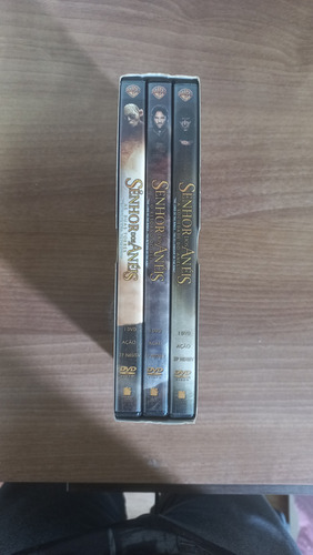 Box Trilogia Senhor Dos Anéis 3 Dvds Originais (Usado)