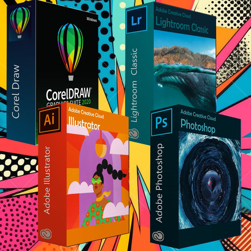 Adobe Pack 4x1 Photoshop Premiere Coreldraw Permanentes