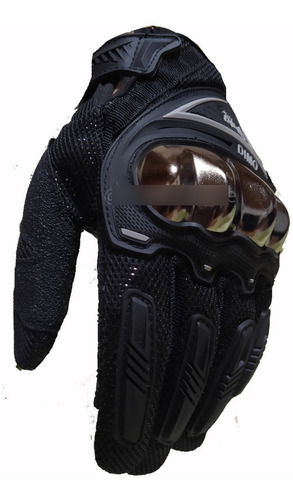 Guantes Para Moto Deportivos Con Protección Metalizada