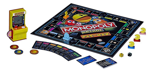 Monopoly Arcade Juego Pac-man; Juego De Mesa Monopolio Para