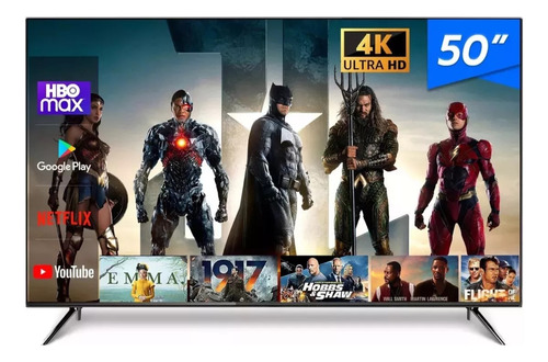 Tele Smart Tv Pantalla 50 Pulgadas Android 4k Televisión