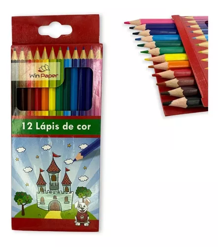 Lápiz de color Wincy Lápis de Cor,12 Cores,Lápis Cor, Cores  vivas,material,Escolar,Pintura,Desenho,Atacado,Lapis de Cor,Cores Fortes,Lapis  Cor,Wincy,Lápis Barato,Sextavado,Ponta Resistente,Cores Bonitas,Volta as  aulas,desconto,promoção,promocao