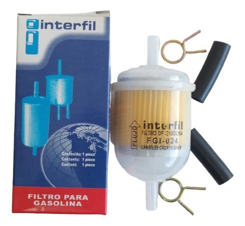 Filtro De Gasolina Universal Interfil 