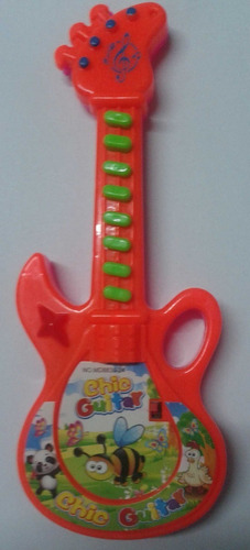 Guitarra Infantil Con 8 Tonos 8 Canciones Juguete Operativo$