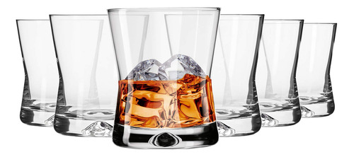 Krosno Whisky Sour Glasses Old Fashioned Bourbon Cognac Bran