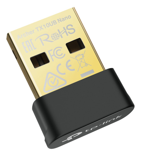 Adaptador Placa de Rede USB Wi-Fi 6 e Bluetooth TP-Link Archer TX10UB Nano AX900