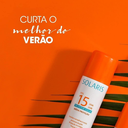 Imagem 3 de 9 de Solaris Protetor Solar Fps 15 Uva E Uvb 150ml Hinode