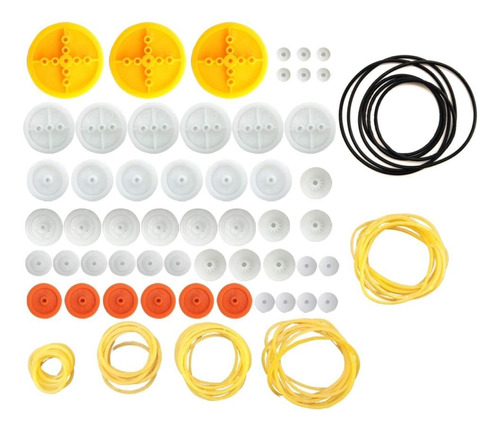 Eudax Kit Módulo De Combinación De Polea Y Correas De Gomas