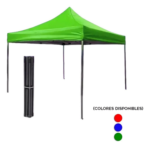 Toldo Plegable 3x3 Metros Lona Impermeable 20kg